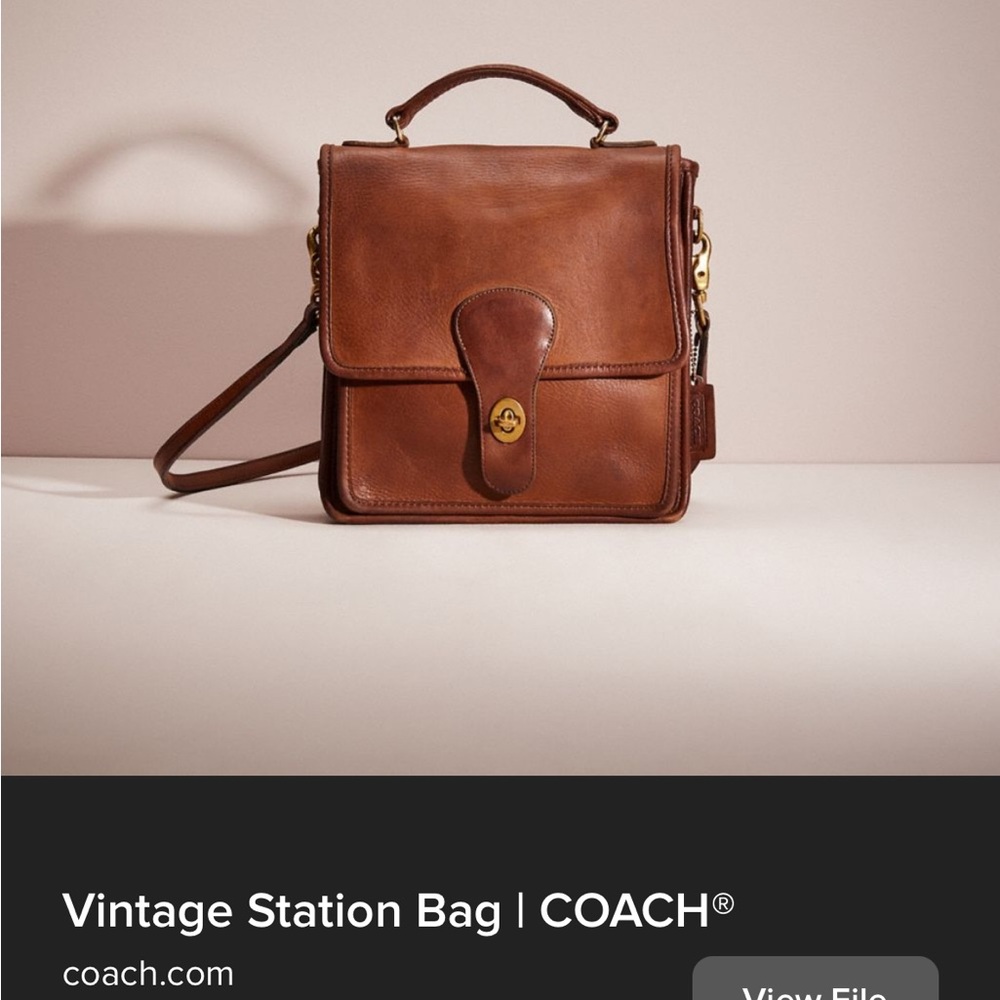 RARE! Vintage Coach Navy Leather Crossbody #0032-323
Made in the United States! - Picture 15 of 15